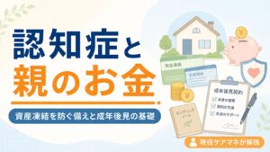 【現役ケアマネが解説】認知症で親の預金が動かせない？資産管理の備えと成年後見・家族信託