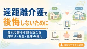 【現役ケアマネが解説】遠距離介護で後悔しないために｜離れて暮らす親を支える見守り・お金・仕事の備え