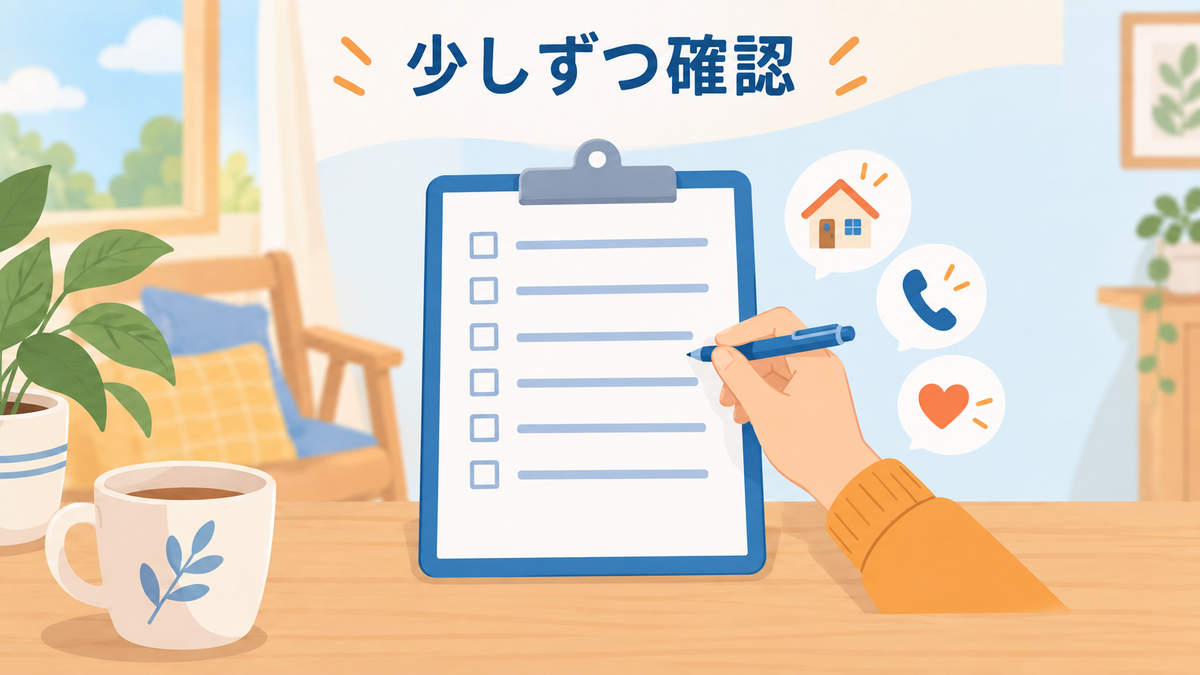 聞いておきたいこと